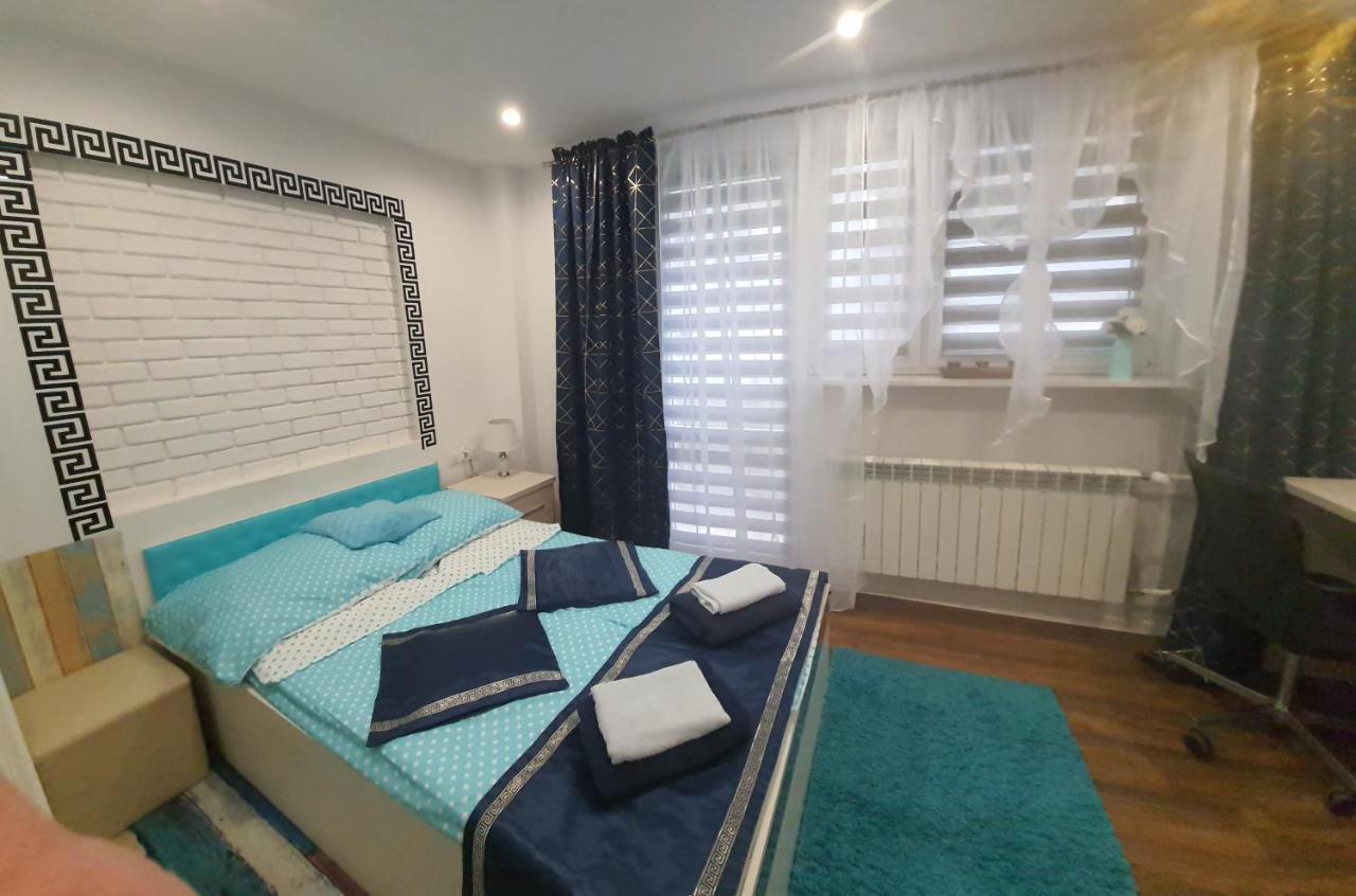 Apartment Centrum Mala Dwojeczka Blekitna Panoramiczna Balkonem Promenada Kielce